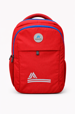 Moosa’m GoPack Backpack – Stylish College & Everyday Use Bag (Red & Blue)