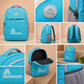 Moosa'm GoPack – Sky Blue Premium College Backpack