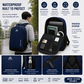 Smart Carry Pro Backpack – Premium College & Daily Use Bag (Black & Blue)