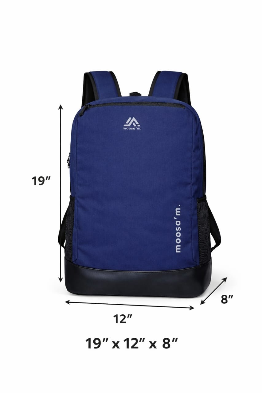 Smart Carry Pro Backpack – Premium College & Daily Use Bag (Black & Blue)
