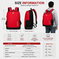 Moosa'm Smart Carry Pro – Red & Black Premium Laptop Backpack
